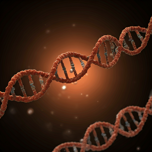 Ilustracja struktury kolagenu